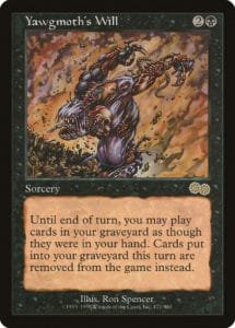 Yawgmoth's Will.